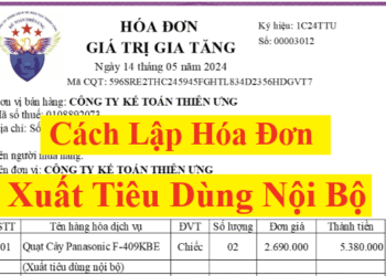 Cách xuất hoá đơn hàng tiêu dùng nội bộ theo Nghị định 70/2025