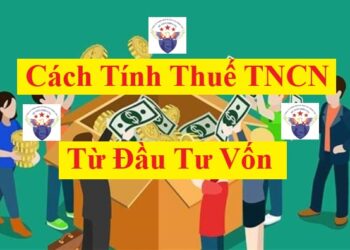 Cách tính thuế TNCN từ đầu tư vốn 2025 mới nhất