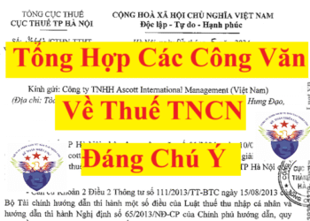 Các công văn hướng dẫn về thuế TNCN đáng chú ý nhất năm 2025