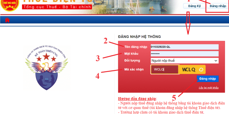 Cách nộp tiền thuế TNCN qua mạng điện tử bằng mã ID mới nhất 2025