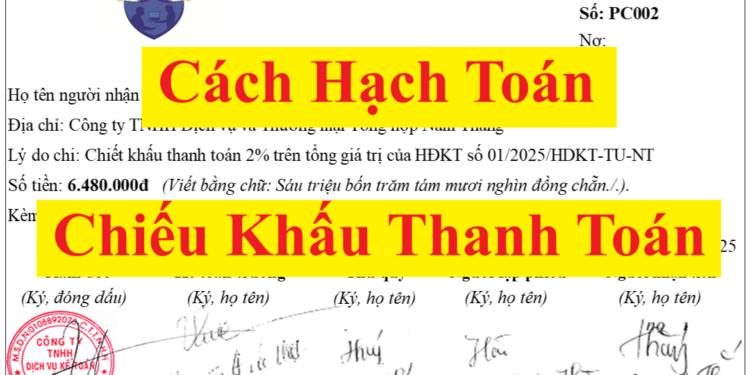 Cách hạch toán chiết khấu thanh toán theo TT 200 và 133