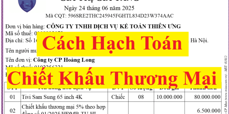 Cách hạch toán Chiết khấu thương mại theo thông tư 200 và TT 133