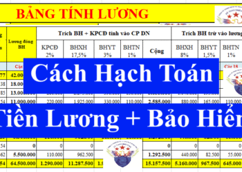 Cách hạch toán tiền lương và Bảo hiểm theo Thông tư 133, 200