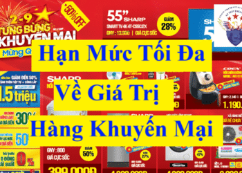 Hạn mức tối đa về giá trị hàng hóa, dịch vụ dùng để khuyến mại