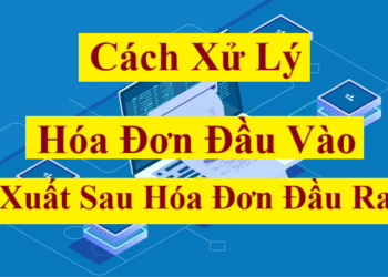 Cách xử lý hóa đơn đầu vào xuất sau hóa đơn đầu ra