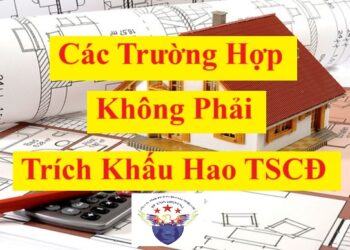 Các trường hợp không phải trích khấu hao TSCĐ