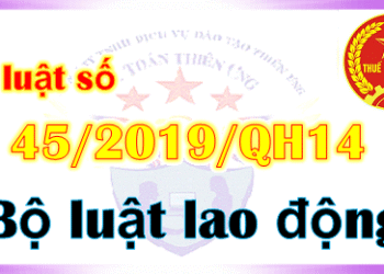 Bộ luật lao động số 45/2019/QH14 của Quốc hội