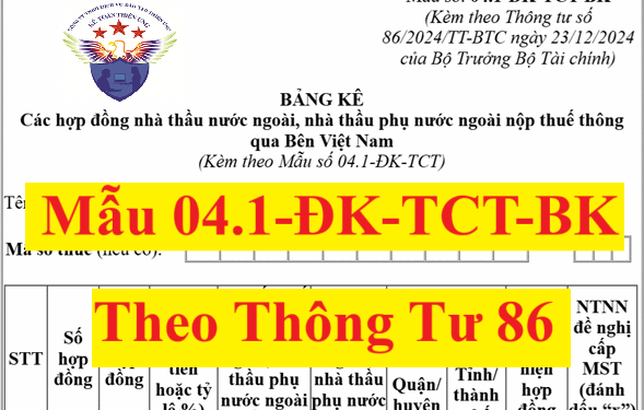 Mẫu 04.1-ĐK-TCT-BK theo Thông tư số 86/2024/TT-BTC
