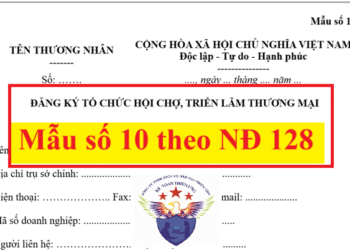 Mẫu đăng ký tổ chức hội chợ, triển lãm thương mại