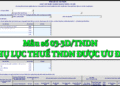 Mẫu số 03-3D/TNDN Phụ lục thuế thu nhập doanh nghiệp được ưu đãi theo TT 80/2021