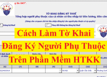 Cách đăng ký người phụ thuộc trên HTKK theo thông tư 86 mới nhất 2025