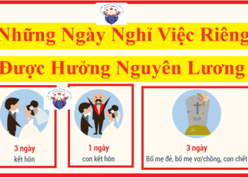 Những ngày nghỉ việc riêng được hưởng nguyên lương