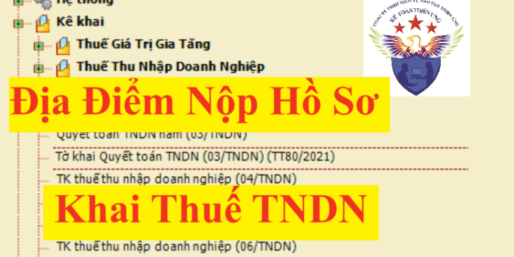 Nơi nộp hồ sơ kê khai thuế thu nhập doanh nghiệp