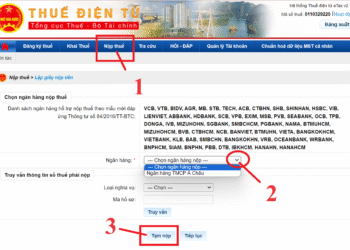 Cách nộp thuế TNDN tạm tính 2025 qua mạng trên thuế điện tử