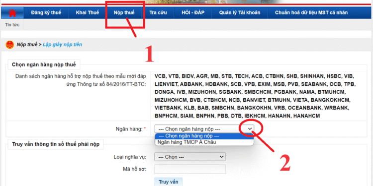 Cách nộp thuế TNDN tạm tính 2025 qua mạng trên thuế điện tử