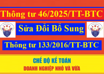 Sửa đổi, bổ sung chế độ kế toán Thông tư 133/2016/TT-BTC