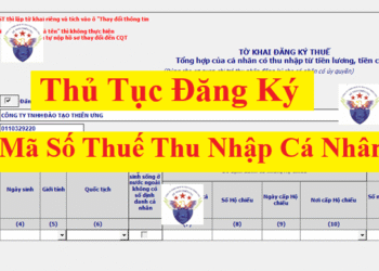 Thủ tục đăng ký mã số thuế cá nhân 2025 cho người lao động