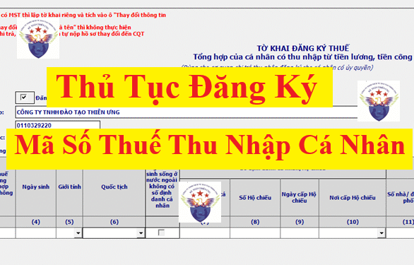 Thủ tục đăng ký mã số thuế cá nhân 2025 cho người lao động