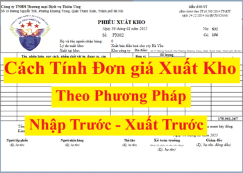 Cách tính giá xuất kho theo phương pháp Nhập trước, Xuất trước (FIFO)