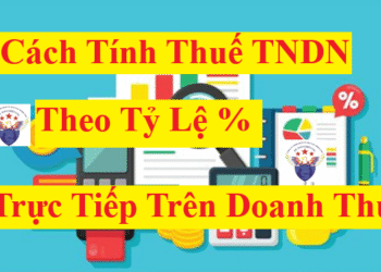 Cách tính thuế TNDN theo tỷ lệ % trực tiếp trên doanh thu