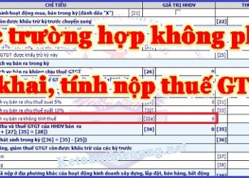 Các trường hợp không tính thuế GTGT từ ngày 01/07/2025