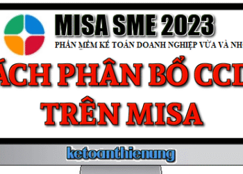 Cách phân bổ công cụ dụng cụ trên Misa