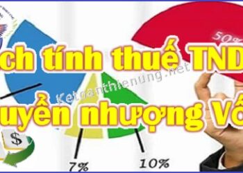 Cách tính thuế TNDN từ chuyển nhượng vốn – Kê khai thuế