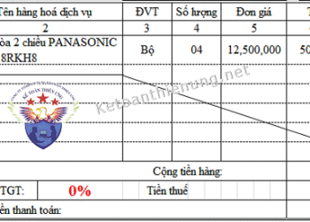 Cách viết hóa đơn hàng Xuất khẩu