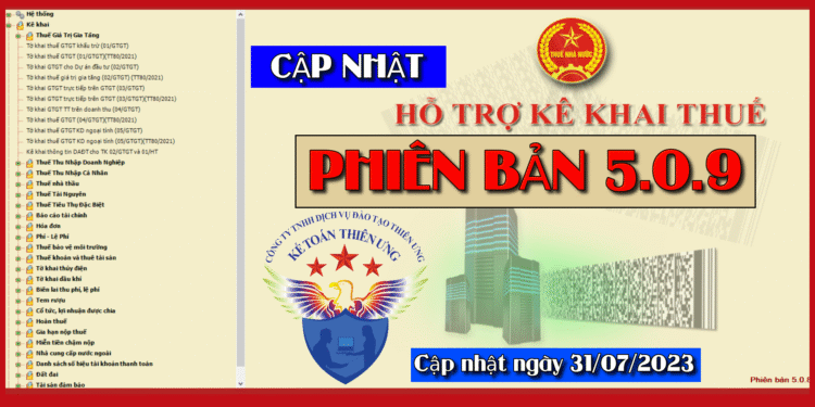 Phần mềm hỗ trợ kê khai thuế HTKK 5.0.9 mới nhất 2023