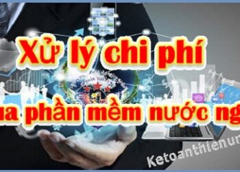 Xử lý Chi phí mua phần mềm nước ngoài qua mạng