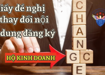 Giấy đề nghị đăng ký thay đổi nội dung đăng ký hộ kinh doanh