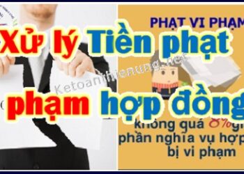 Tiền phạt vi phạm hợp đồng có tính vào chi phí?