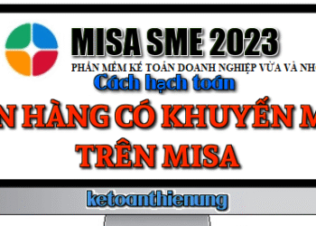 Cách hạch toán bán hàng có khuyến mại trên Misa