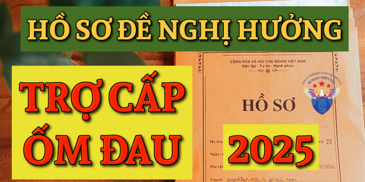 Hồ sơ đề nghị hưởng trợ cấp ốm đau 2025 mới nhất