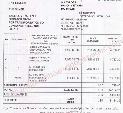 Bỏ hóa đơn xuất khẩu sử dụng hóa đơn thương mại thay thế