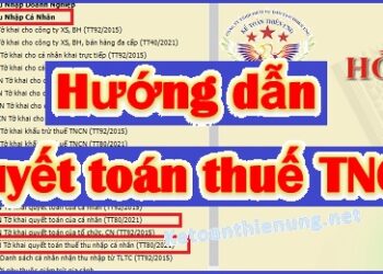 Cách quyết toán thuế thu nhập cá nhân 2025 mới nhất