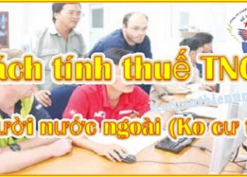 Cách tính thuế TNCN cho người nước ngoài năm 2025