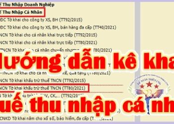 Hướng dẫn kê khai thuế thu nhập cá nhân năm 2025