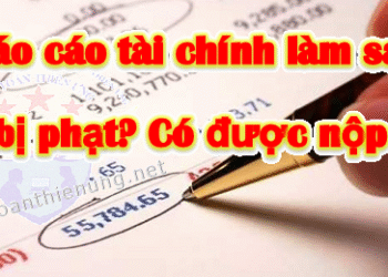 Làm sai báo cáo tài chính có được nộp lại – có bị phạt không?