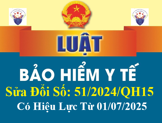 Luật bảo hiểm y tế sửa đổi mới nhất 2025 số 51/2024/QH15