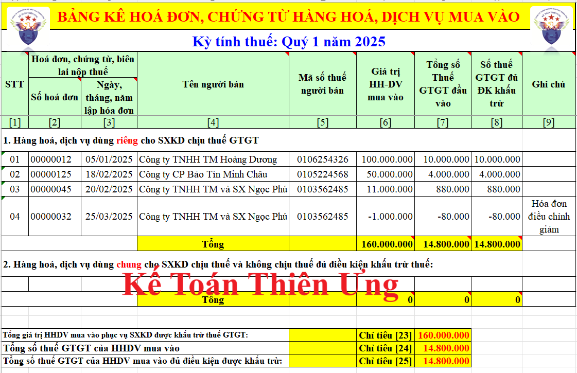Mẫu bảng kê mua vào trên File Excel Mẫu bảng kê mua vào trên File Excel