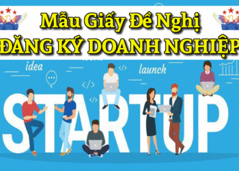 Mẫu giấy đề nghị đăng ký doanh nghiệp 2025