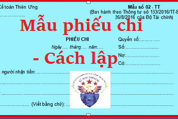 Mẫu phiếu chi 02 – TT theo Thông tư 133 và 200