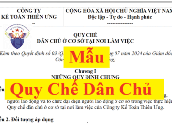 Mẫu quy chế dân chủ ở cơ sở năm 2025 mới nhất