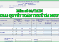 Mẫu số 02/TAIN Tờ khai quyết toán thuế tài nguyên theo TT 80/2021