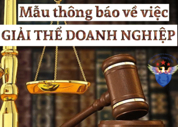 Mẫu Thông báo về việc giải thể doanh nghiệp mới nhất năm 2025