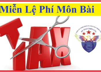 Những trường hợp được miễn lệ phí môn bài năm 2025