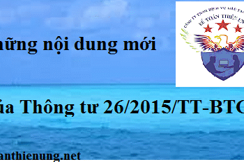 Những nội dung mới của Thông tư 26 về thuế GTGT, quản lý thuế và hóa đơn