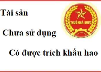 Tải sản cố định chưa sử dụng có được trích khấu hao?