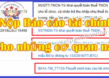Thời hạn nộp báo cáo tài chính, nộp cho những cơ quan nào?